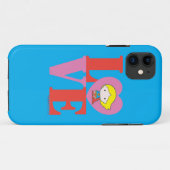Coques Case-Mate iPhone Chibi Supergirl LOVE (Dos (Horizontal))