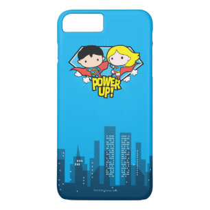 Case-Mate iPhone Case Chibi Superman & Chibi Supergirl Power Up!