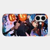 Coques Case-Mate iPhone Chibi Witch Ride (Verso (horizontal))