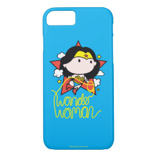 Coque iPhone 7 Chibi Wonder Woman Voler Avec Lasso