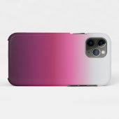 Coques Case-Mate iPhone chic abstrait magenta burgundy maroon ombre (Dos (Horizontal))