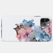 Coques Case-Mate iPhone Chic alcoolique Abstraite encre ART bleu rose or b (Dos (Horizontal))