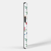 Coques Case-Mate iPhone Chic Aquarelle rose Blush Blue Flowers Motif (Verso / Droite)