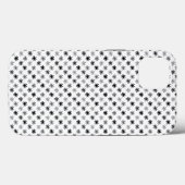 Coques Case-Mate iPhone Chic Asterisks - Classique - Arrière - plan blanc (Verso (horizontal))