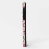 Coques Case-Mate iPhone Chic Blush rose Hummingbird Garden Monogramme (Dos/Gauche)