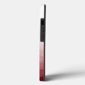 Coques Case-Mate iPhone Chic Bourgogne Aquarelle Monogramme Floral (Verso / Gauche)