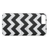 Coques Case-Mate iPhone Chic Chevron Burlap Rustique #45 (Dos (Horizontal))
