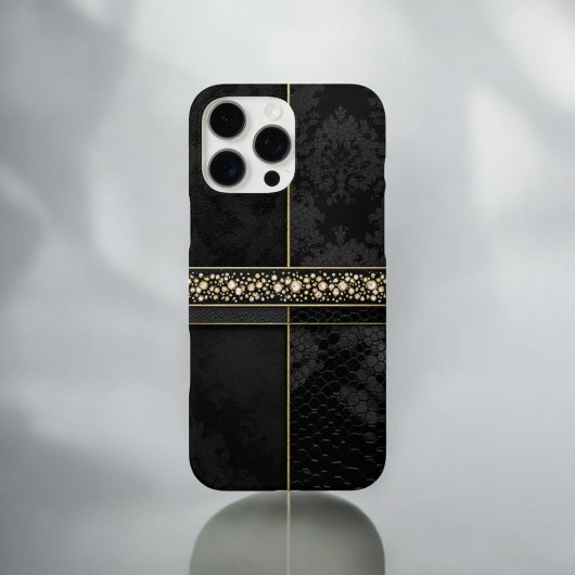 Coques Case-Mate iPhone Chic Damask & Gold