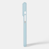 Coques Case-Mate iPhone Chic dauphin moderne et écriture sur fond bleu cla (Verso / Gauche)