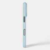 Coques Case-Mate iPhone Chic dauphin moderne et écriture sur fond bleu cla (Verso / Droite)