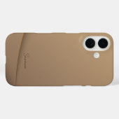 Coques Case-Mate iPhone Chic Design Moderne Monogramme (Verso (horizontal))