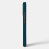 Coques Case-Mate iPhone Chic Élégant Bleu Turquoise (Verso / Gauche)