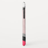 Coques Case-Mate iPhone Chic en marbre stratifié géométrique (Dos/Gauche)