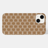 Coques Case-Mate iPhone Chic et design Motif géométrique beige (Verso (horizontal))