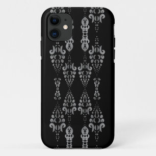 Case-Mate iPhone Case Chic fille noir et blanc Motif ornemental