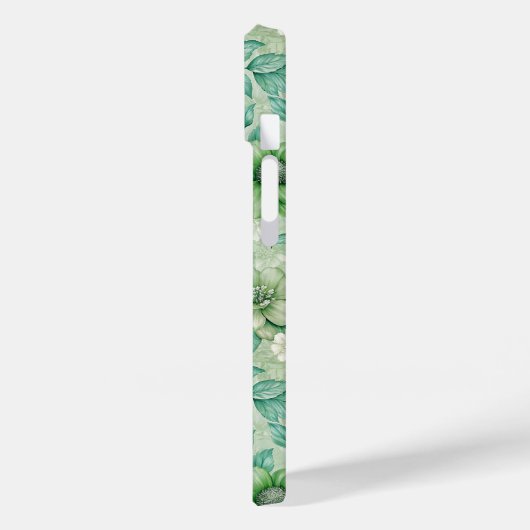 Coques Case-Mate iPhone Chic Floral Damask Sage Green (Verso / Gauche)