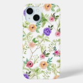 Coques Case-Mate iPhone Chic Floral Décontracté (Verso)