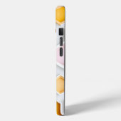 Coques Case-Mate iPhone Chic Foi Rose Jaune Bleu Blanc Nid d'Abeille Abeil (Verso / Gauche)