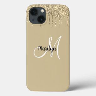 Case-Mate iPhone Case Chic Girly Gold Parties scintillant Drives Monogra