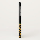 Coques Case-Mate iPhone Chic Gold Brown Empreinte de léopard Rose rouge av (Dos/Gauche)