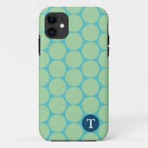 Case-Mate iPhone Case Chic Grand Pois verts Turquoises