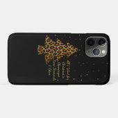 Coques Case-Mate iPhone Chic Holiday Leopard Tree Design (Dos (Horizontal))
