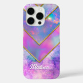 Coques Case-Mate iPhone Chic holographique girly élégant rose (Verso)