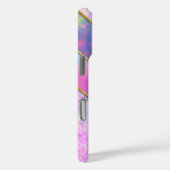 Coques Case-Mate iPhone Chic holographique girly élégant rose (Verso / Droite)