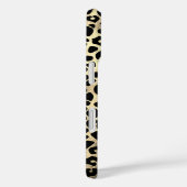 Coques Case-Mate iPhone chic leopard print coquette bow monogram (Verso / Droite)