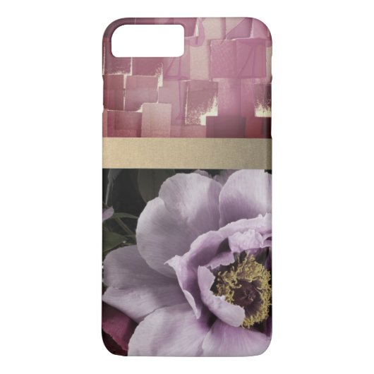 Coques Case-Mate iPhone Chic lilas Rose Art Phone Case (Dos)