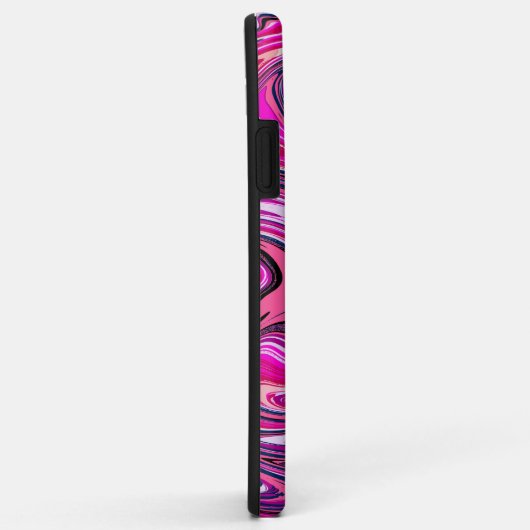 Coques Case-Mate iPhone Chic Marble Swirl Monogram (Dos/Droite)