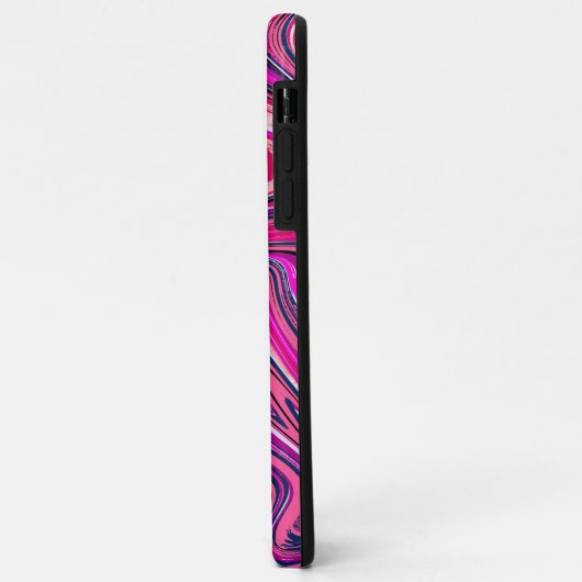 Coques Case-Mate iPhone Chic Marble Swirl Monogram (Dos/Gauche)