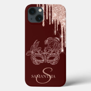 Case-Mate iPhone Case Chic Masque Rose Gold Parties scintillant Drives B