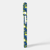 Coques Case-Mate iPhone Chic Méditerranéen Rustique Citrons Feuille Bleue (Verso / Gauche)