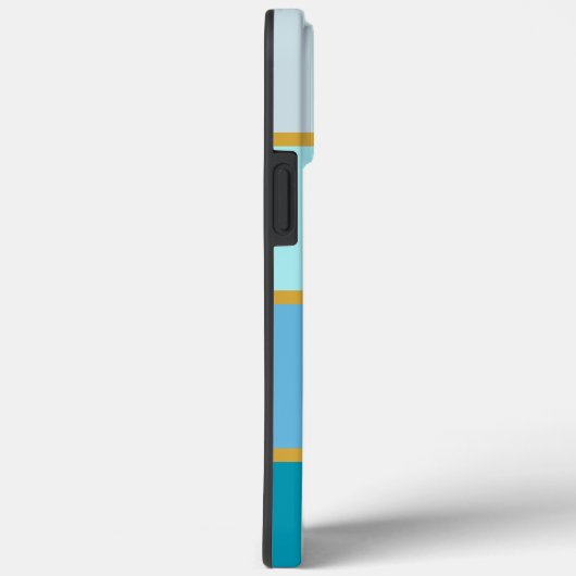 Coques Case-Mate iPhone Chic Modern Stripes or Nom (Verso / Droite)