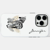 Coques Case-Mate iPhone Chic moderne Zebra iPhone (Verso (horizontal))