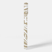 Coques Case-Mate iPhone Chic Monogram Zebra (Verso / Droite)