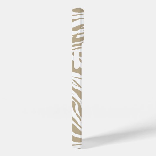 Coques Case-Mate iPhone Chic Monogram Zebra (Verso / Droite)