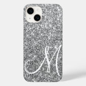 Coques Case-Mate iPhone Chic Parties scintillant Argent Metallic brillant  (Verso)