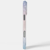 Coques Case-Mate iPhone Chic Pastel Parties scintillant Monogramme & Photo (Verso / Droite)