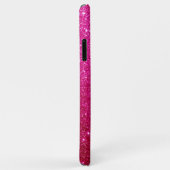 Coques Case-Mate iPhone Chic Personnalisé rose magenta Sparkles Parties sc (Dos/Droite)