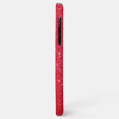 Coques Case-Mate iPhone Chic Personnalisé rouge Parties scintillant Sparkl (Dos/Gauche)