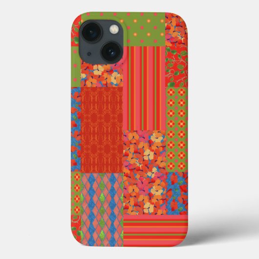 Coques Case-Mate iPhone Chic Poppies Faux-patchwork Coque-coque ipad Mate (Verso)