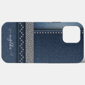 Coques Case-Mate iPhone Chic Prépa Denim Stylé (Verso (horizontal))