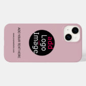 Coques Case-Mate iPhone Chic Professionnel Personnalisé Rose Dusty Rose (Verso (horizontal))