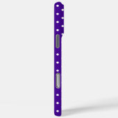 Coques Case-Mate iPhone Chic Purple & White Polka Dot Pattern (Verso / Droite)