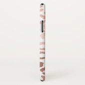 Coques Case-Mate iPhone Chic Rose Gold Leopard Cheetah Poster de animal (Dos/Droite)