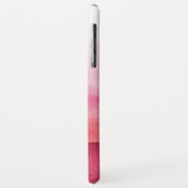 Coques Case-Mate iPhone Chic rose Ombre Aquarelle bulles Monogramme (Dos/Gauche)