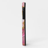 Coques Case-Mate iPhone Chic rose or Parties scintillant marbre Agate Mono (Dos/Gauche)