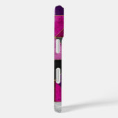 Coques Case-Mate iPhone Chic rose violet gris géométrique (Verso / Droite)